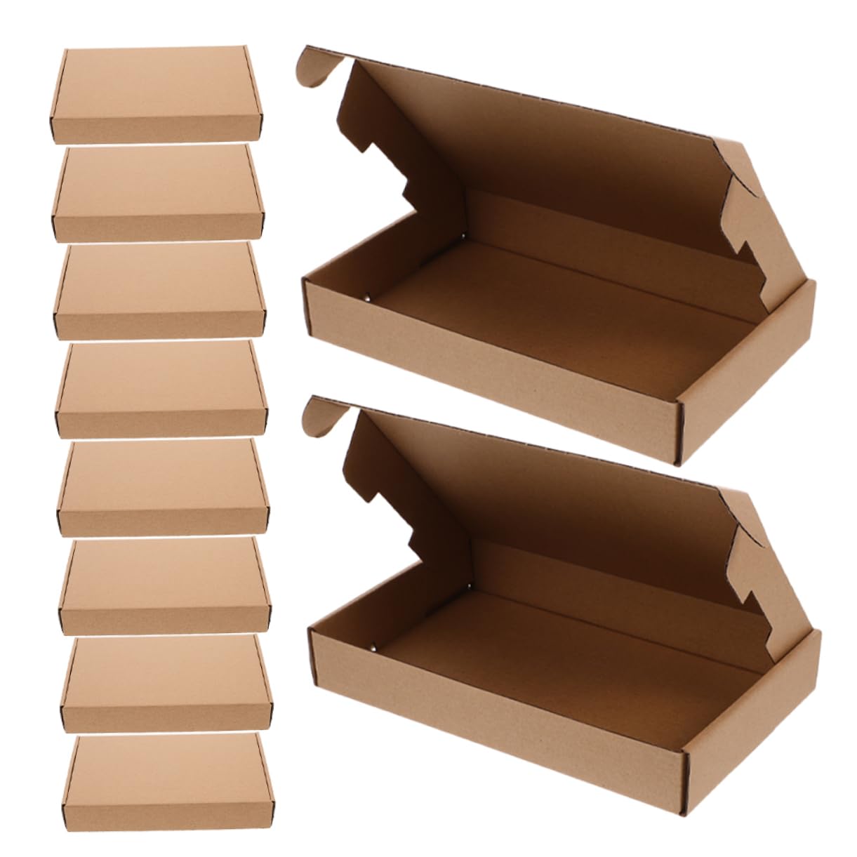 jojofuny 20 Piezas Cajas de Envío Vacías para Embalaje Cajas de Papel Corrugado para Mudanza para Paquetería Suministros de Embalaje para Buzón de Cartón