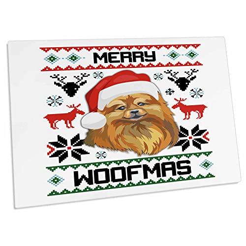 3dRose Large Desk Pad 23x16 Pomeranian Dog miniatura 1