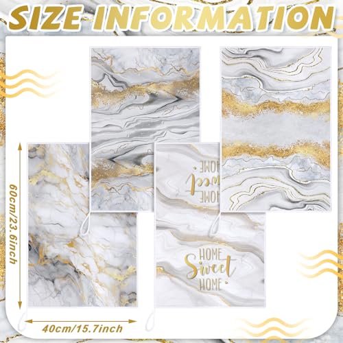 Geyoga-4-Pcs-Marble-Kitchen-Towels-Gold-Black-Marble-Tea-Towels-Absorbent-White-Blue-Dish-Towel-24-x-16-Inches-Kitchen-Gifts-Hand-Towel-Gifts-for-Farmhouse-Bathroom-Summer-DecorationsWhite Geyoga 4 Pcs Marble Kitchen Towels Gold Black Marble Tea Towels Absorbent White Blue Dish Towel 24 x 16 Inches Kitchen Gifts Hand Towel Gifts for Farmhouse Bathroom Summer DecorationsWhite