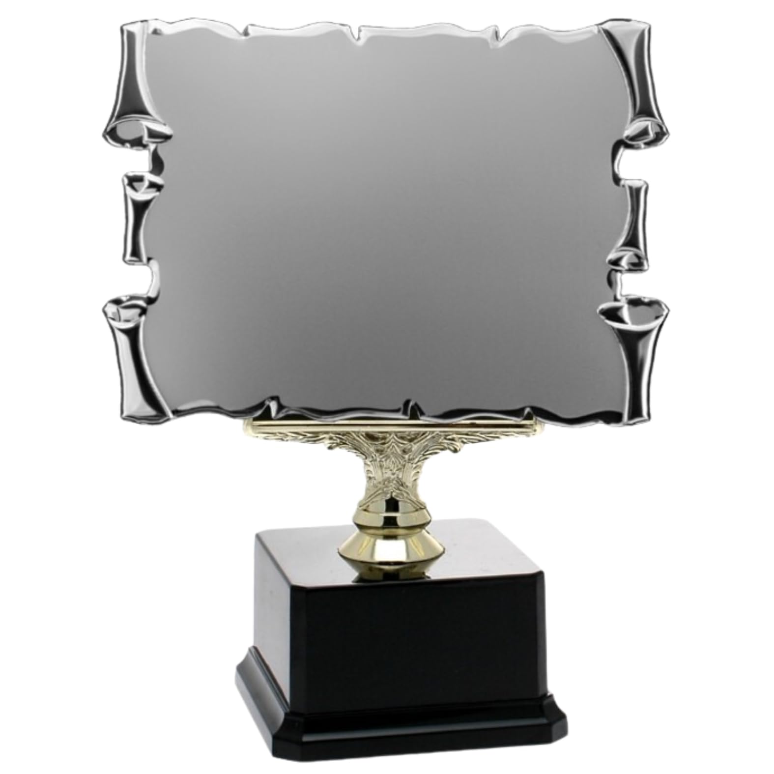 Targa Premio Personalizzata con Piedistallo Commemorativa e Riconoscimento Personalizzabile per Laurea, Pensione, Matrimonio, Anniversario, Idea Regalo Festa Papà Mamma (20.661S | 24 cm)