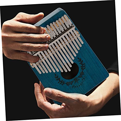 Mikinona 1 Set Musique Et Mini Touches Adultes Professionnel Mbira Piano Pratique Kalimba Bois Bleu Débutants Doigt… - Les Beatles, Paul McCartney, John Lennon, RIngo Starr, George Harrison Mikinona 1 Set Musique Et Mini Touches Adultes Professionnel Mbira Piano Pratique Kalimba Bois Bleu Débutants Doigt… – Image 4