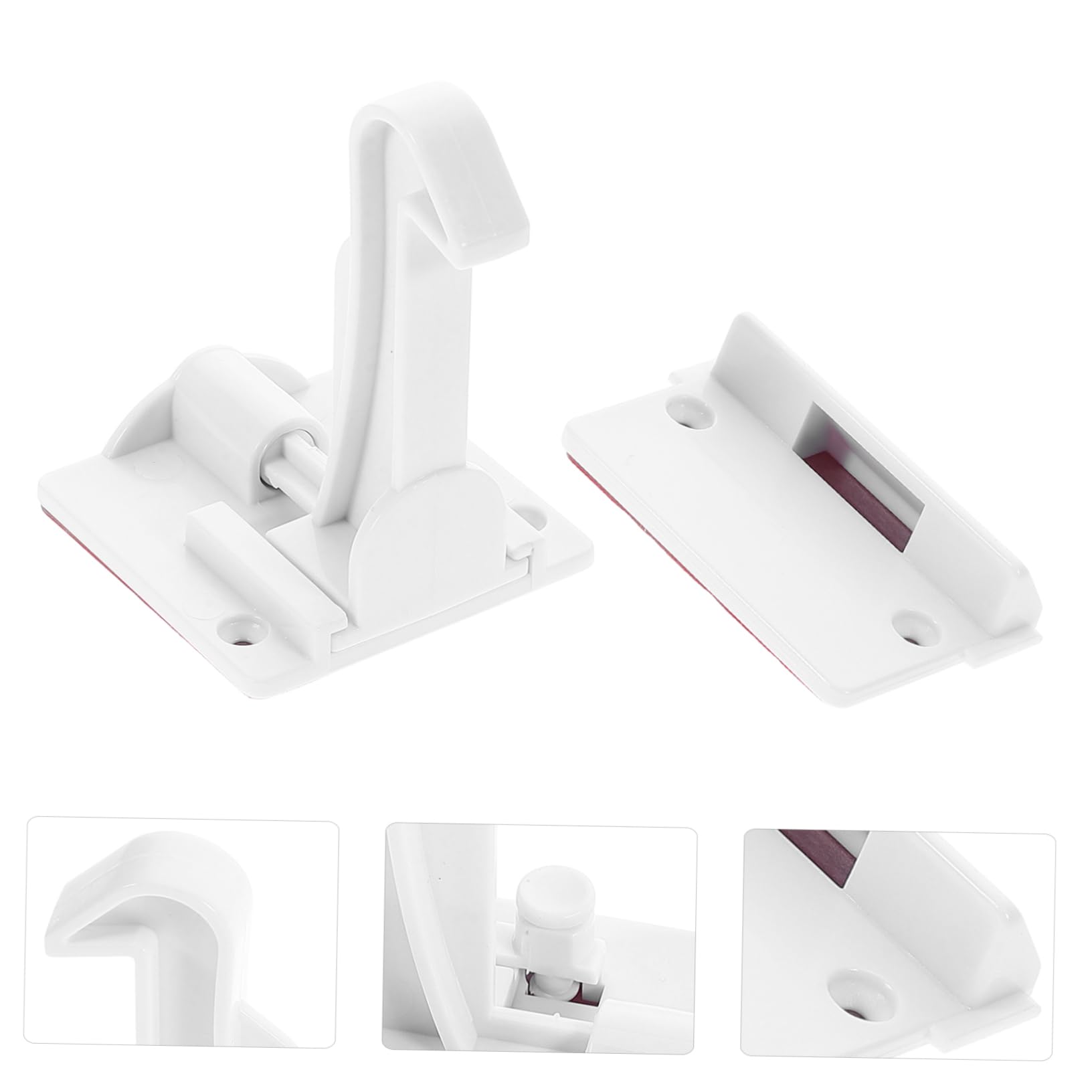 12 Piezas Cerraduras de Seguridad Invisible para Protección para Cajones y Armarios Instalación Sin Perforación Fáciles de Diseño y Adhesivo Fuerte para Seguridad Infantil