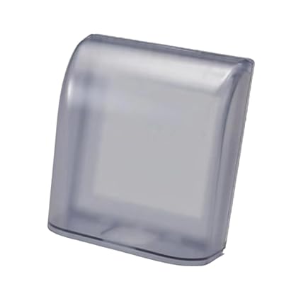 SECRET DESIRE Weatherproof Outlet Cover Durable for Swimming Pools Bathroom Indoor Outdoor Clear Black