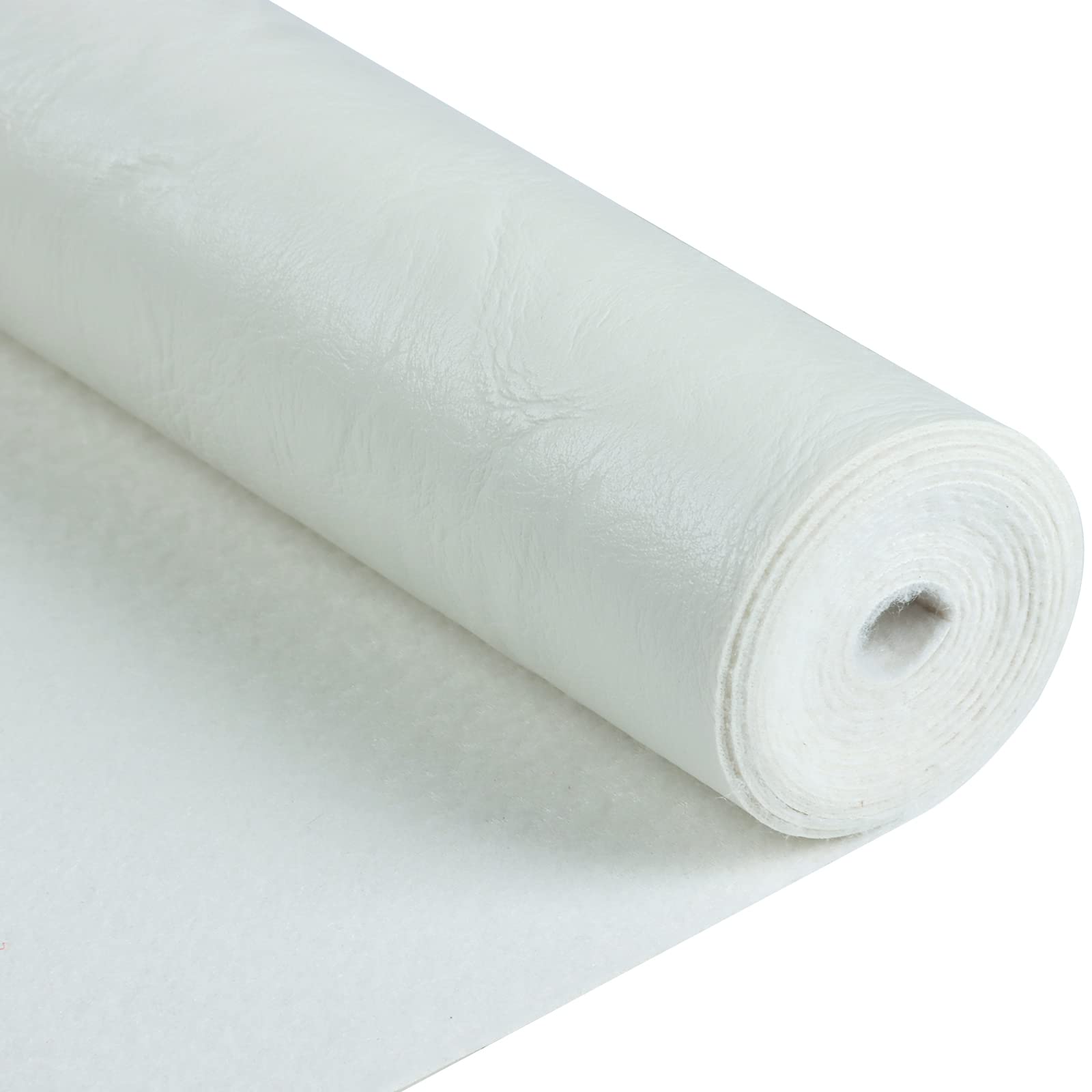 Rollo de piel sintética de color liso blanco de 30 cm x 135 cm, material para hacer manualidades, hacer manualidades, aretes de cuero, lazos, costura de bricolaje (blanco)