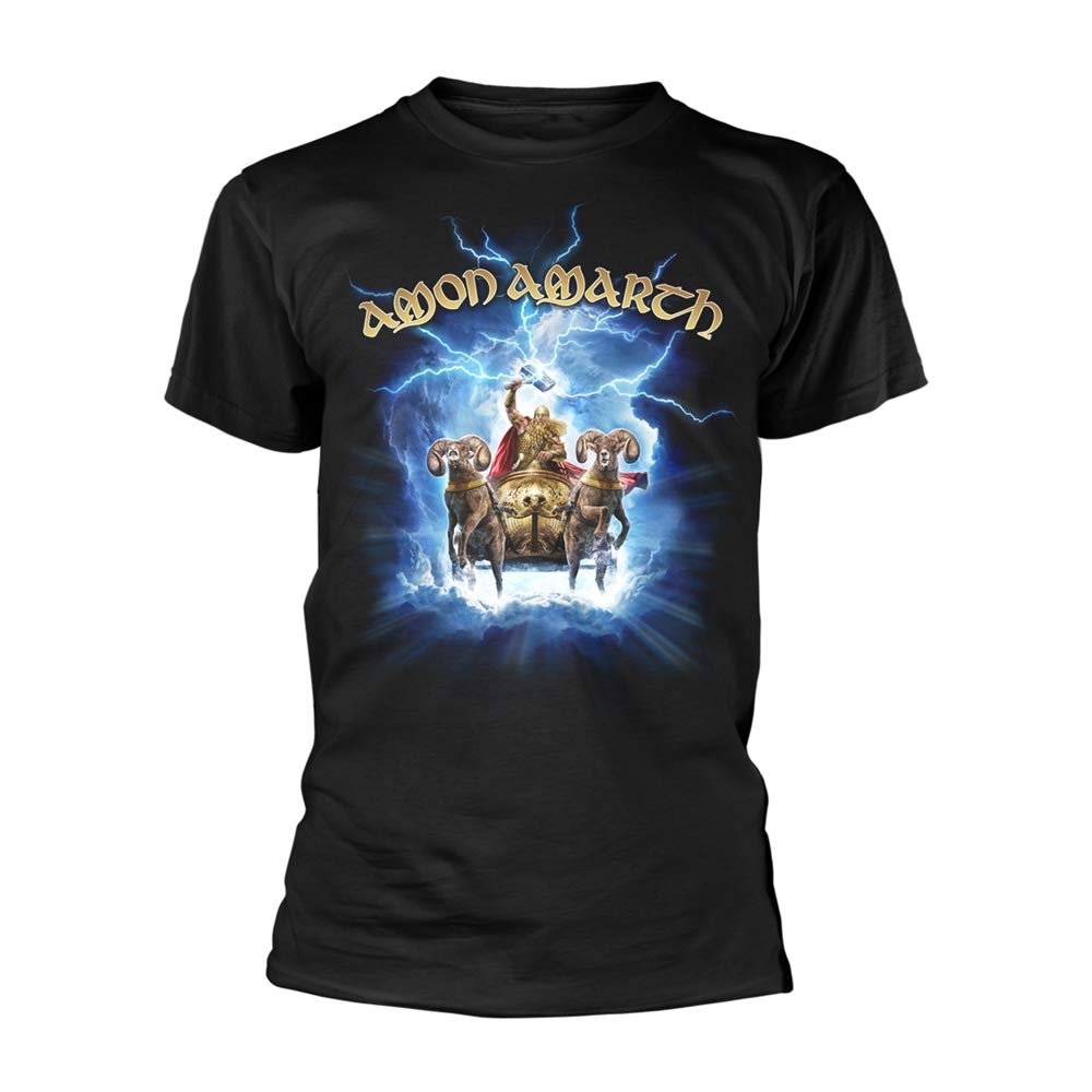Amon Amarth Crack The Sky Official Tee T-Shirt Mens Unisex (X-Large) Black