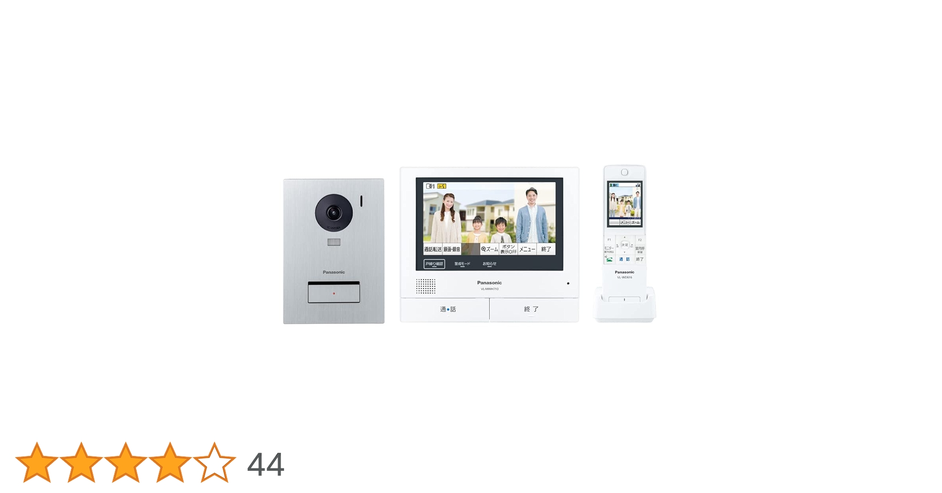 Amazon.co.jp: パナソニック テレビドアホン ワイヤレスモニター子機付