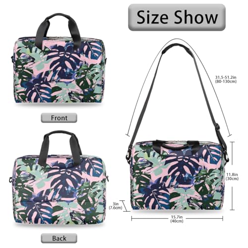 Bolsa para laptop camuflaje tropical hojas de palma miniatura 5