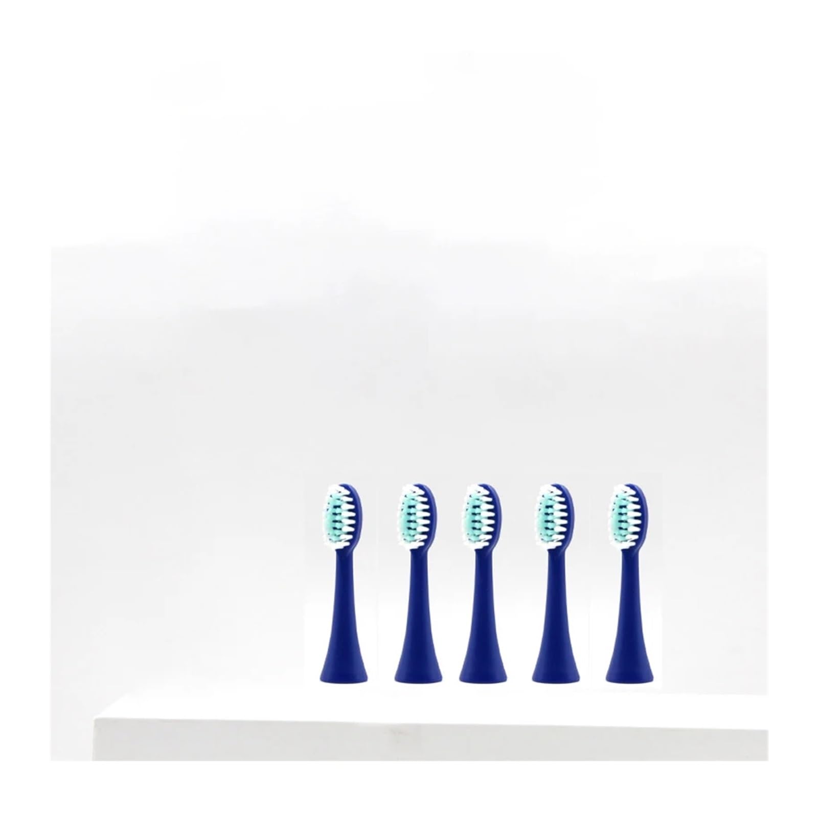 5 cabezales de repuesto for cepillo de dientes eléctrico for niños, con diseño de dibujos animados.(Deep blue)