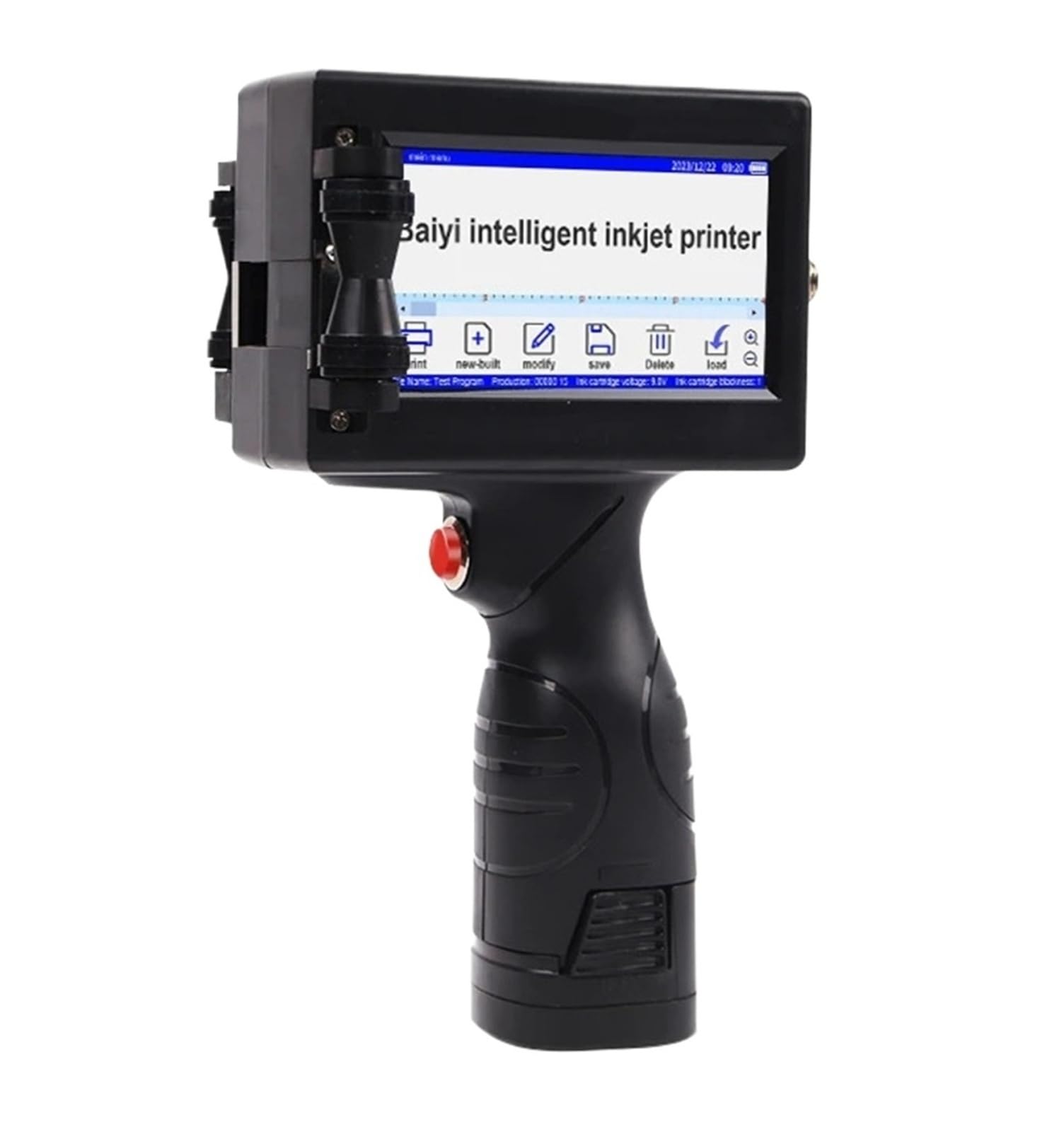 MYUYEE 25.4Mm Date Inkjet Printer Number Logo Text Barcode Qr Code Coder Handheld Machine On Any Surfaces (25.4Mmwithout Ink)