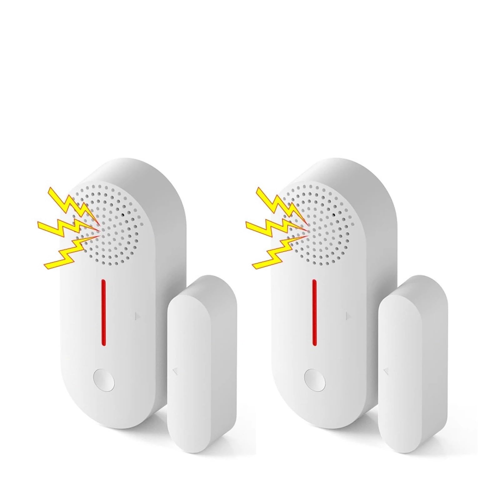 Alarmes De Porte, Tuya – capteur de porte/fenêtre WiFi, détecteur d'ouverture de porte, alarme sonore, bras et désarmement chronométrés, Protection de sécurité à domicile, application Smart Life Pour