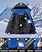 KEFITEVD Jacke Herren Winterjacke Skijacke Outdoorjacke Herren Winddichte Jacke Atmungsaktiv Snowboardjacke Winter Warm Königsblau 3XL