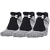 Under Armour Adult Elevated Performance No Show Socks, 3-Pairs , Black , Medium