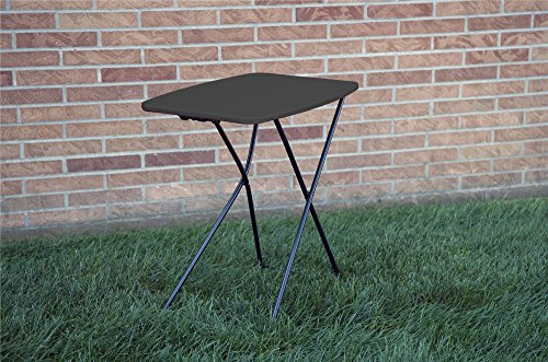 Cosco Multi-Purpose, Adjustable Height Personal Folding Activity Table, 2 Pack, Black #TOP1