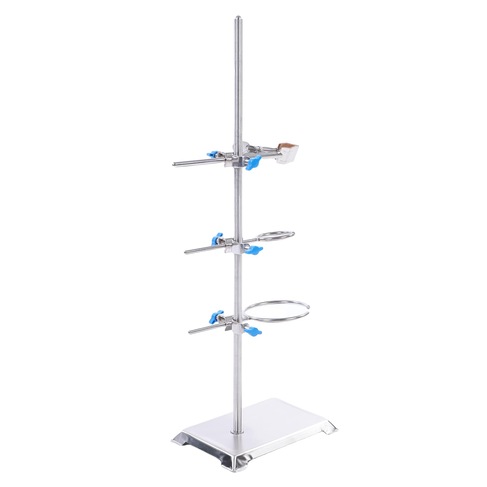Generic Juego de Soporte de Laboratorio, Soporte de Laboratorio de Material Premium de Acero Inoxidable para Estable en Experimentos de Física y Química