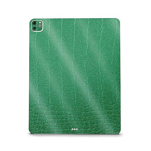 Image of MightySkins Carbon Fiber Skin Compatible with Apple iPad Pro 12.9 inch M2 6th Gen (2022) Full Wrap Kit - Alligator | Protective, Durable Textured Carbon Fiber Finish | Easy to Apply | Made in The USA