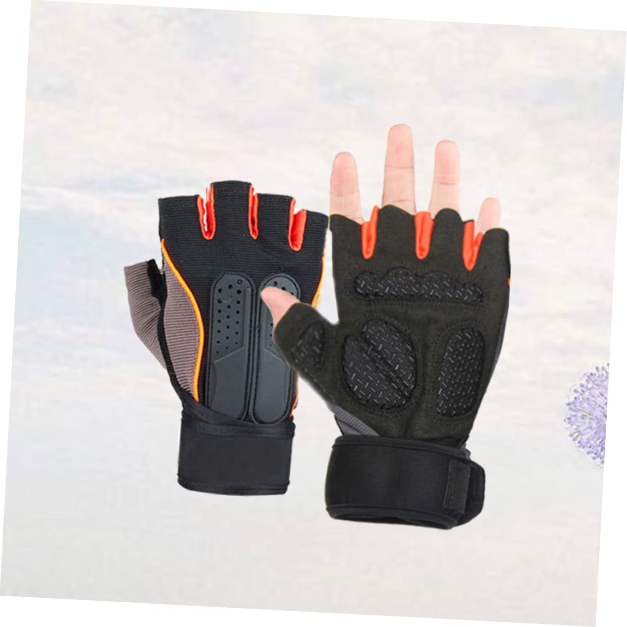 3 Paia Guanti da Allenamento Guanti da Allenamento per Uomo Guanti da Esercizio r Uomo Guanti da Ciclismo Mezzi Guanti per Sollevamento Pesi Guanti da Uomo con Manubri Fitness Personalizzati
