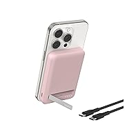 Belkin BoostCharge Pro Power Bank Magnetico 5000mAh con Qi2, caricabatterie portatile