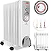 Produktbild KESSER® Ölradiator - Elektrische Heizung mit 11 Rippen 2500W Öl Radiator Elektroheizung Mobil Timer Lüfter Abschaltautomatik stufenlose Temperaturregelung Überhitzungsschutz