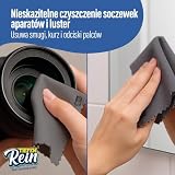 Chusteczki do czyszczenia okularów z mikrofibry TiefenRein 8X, szare – 20x20 cm, chusteczki do czyszczenia ekranów, duże chusteczki do czyszczenia okularów, chusteczki z mikrofibry
