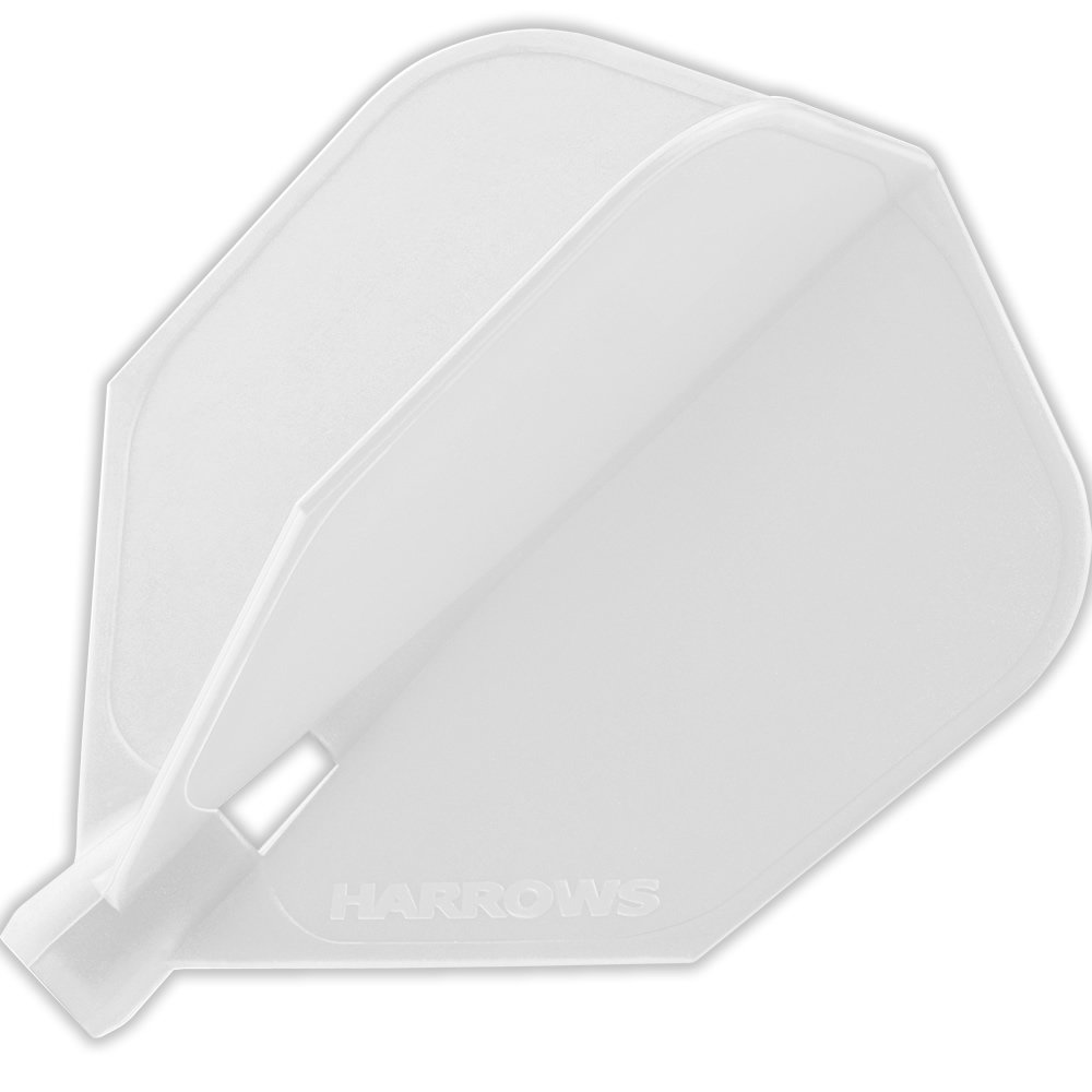 Darts Corner Harrows Clic Flights - Reinforced Edge - Shape - White - 1 set (3) Checkout Card