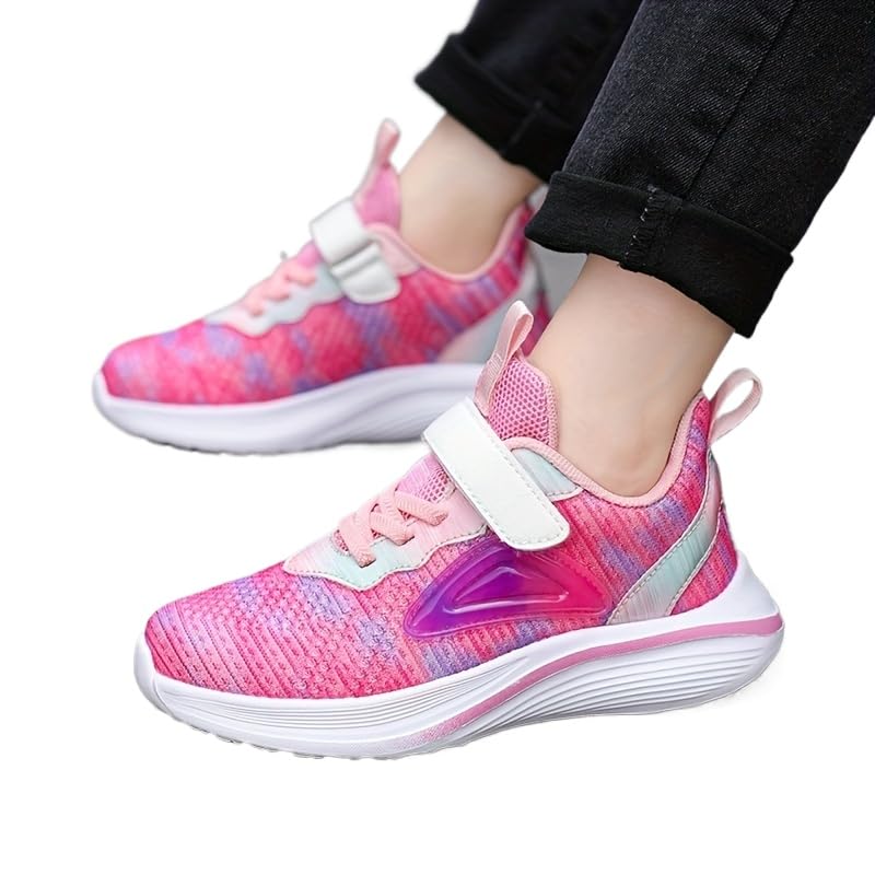Girls Shoes Sneakers Kids Tennis Shoes Sparkle ColorBurst Lightweight Running Casual Walking Shoes2