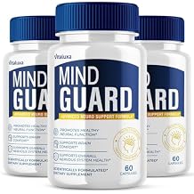 3 عبوات من كبسولات مكملات Mind Guard Brain، حبوب MindGuard Memory، معزز صحة الدماغ، Clarity Focus، تركيبة متقدمة، دعم الوظيفة الإدراكية، مكونات طبيعية بالكامل، 180 قرصًا