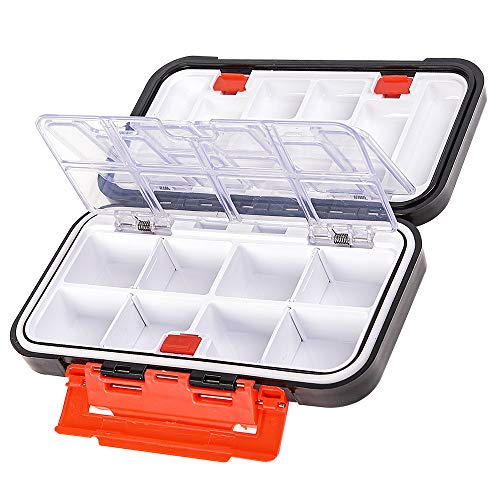 OriGlam Caja de Almacenamiento de Aparejos de Pesca, Doble Cara 16...