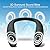 HomeSpot JY508 Wireless Neckband Speaker - 3D Stereo Sound, 12 Hrs Play Time, Low Latency for Gaming/TV, Type-C Quick Charging, Wearable Speaker for Home, Office, and Outdoors