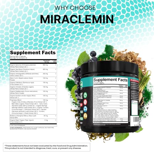 Clean Nutraceuticals CN-SEAMOSS-MULTI-01 Sea Moss Capsule