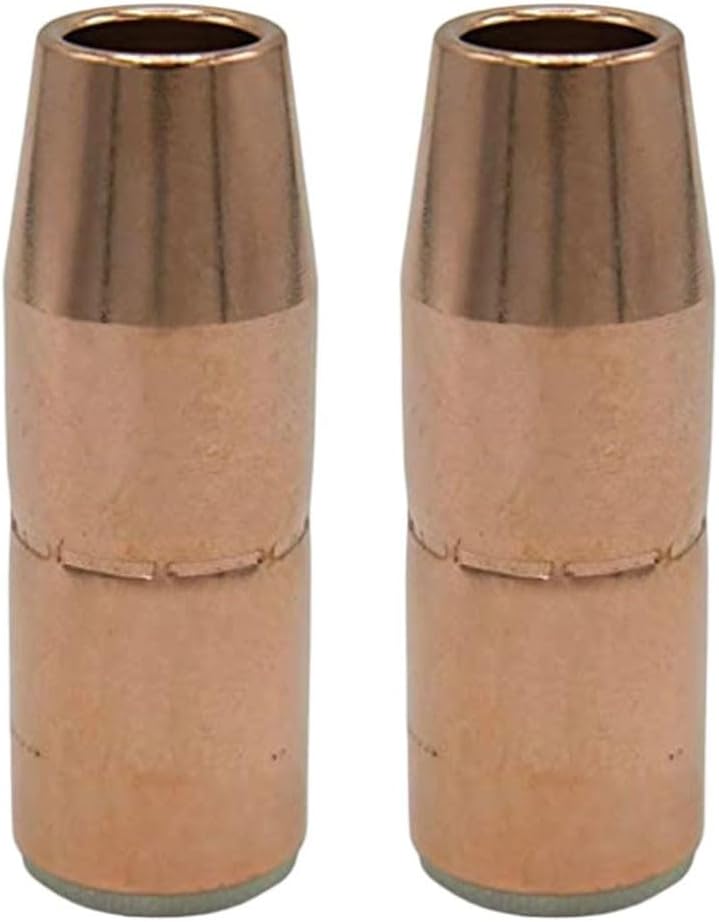 NA5814C Welding Nozzle for Miller AccuLock S Large 58 Compatible with 250 and BTB Series MIG Welding Torches Copper Nozzle (5pk)