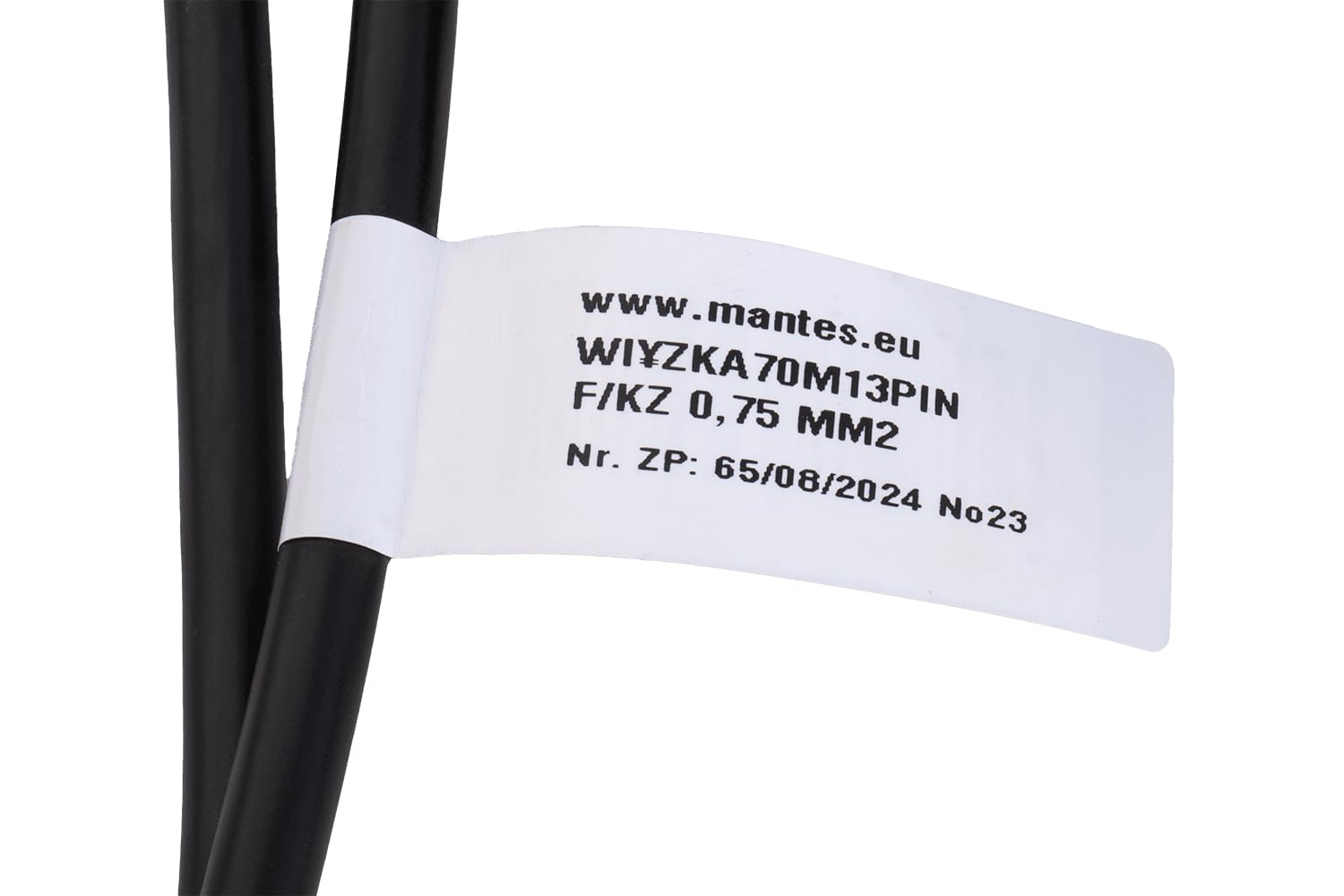MANTES Anhängerkabelbaum 7 m 13 polig universal 12 V 7 m 0,75 mm2 13 polig 5 Funktionen für Anhänger Autotransporter und Wohnwagenanhänger 7 m Positionslicht Rückfahrlicht Blinker