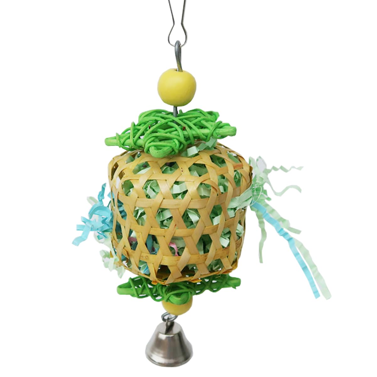 Bird Toys for Conures Parakeet, Birds Cage Accessories, Bird Shredding Foraging Toys for Cage