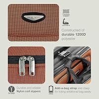 Travel Select Amsterdam Softside Expandable Luggage with Rolling Wheels, Navy, 4-Piece Set (15/21/25/29) — image 7