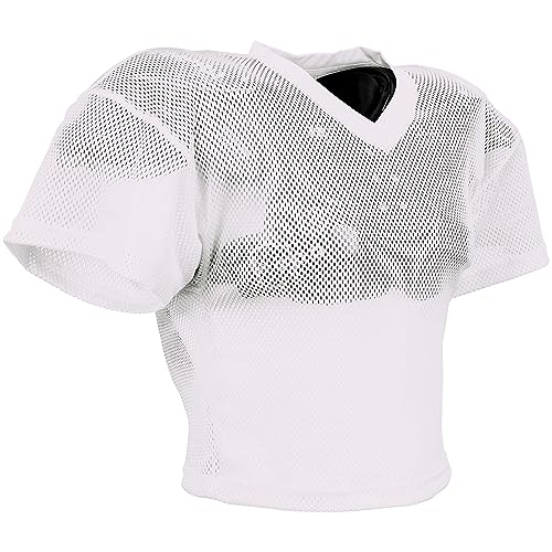 Shuffle Football Practice Jersey, Adult X-Large, White