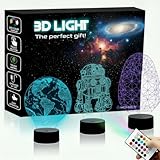 Holinox Star Wars Lamp Death Star 3D Light Awesome Gift for Star Wars Fans 75159 (MT403) Starwars Gifts