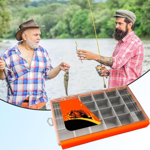 Boîtes de rangement pour appâts de pêche avec compartiments séparés étanches - 4
