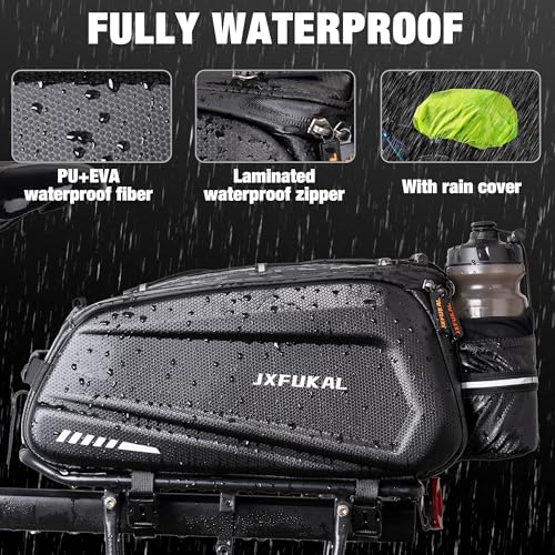 JXFUKAL 17L Hard Shell Rack Bag