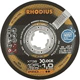 RHODIUS XT38 X-Lock 211207 Trennscheibe 25 St. Edelstahl, Stahl