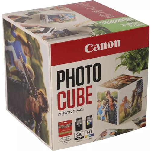 Pack Encre PG-540 CL-541 et Papier Photo Brillant pour des tirages carrés éclatants