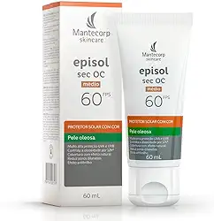 Mantecorp Skincare Protetor Solar Episol Sec Oc FPS 60 Médio 60ML, medio