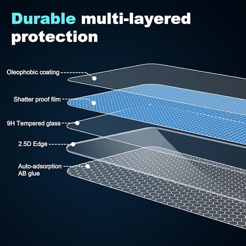 Heioloo [4 Stück Schutzfolie für Realme 12+ 5G, [2 Stücke] Panzerglas und [2 Stücke] Kamera Schutzfolie, 9H Härte Schutz Glas, HD Displayschutzfolie, Anti-Kratzen,
