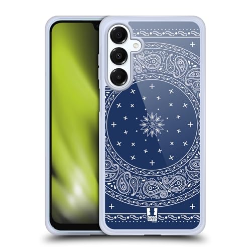Coque Gel Samsung Galaxy A16 5G Head Case Designs Autour Bleu Bandana MagSafe