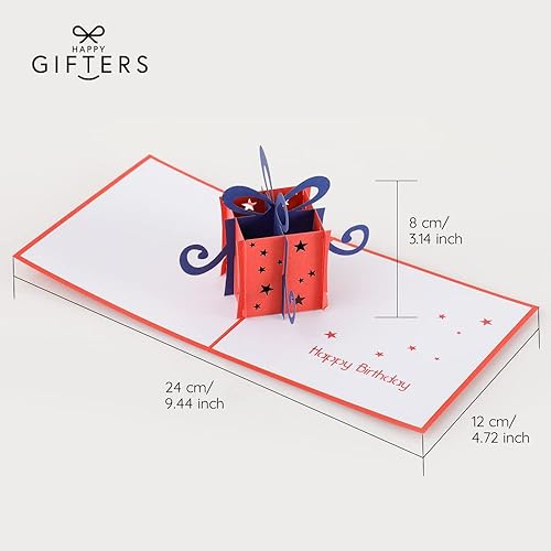 Miniatura 5 de Caja de regalo, tarjeta de cumpleaños emergente, tarjeta de cumpleaños 3D, tarjeta de cumpleaños emergente, tarjetas emergentes de cumpleaños,