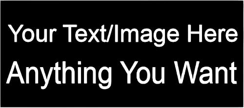 VulgrCo Calcomanías Personalizadas para Parachoques de Automóviles, Calcomanía Personalizada Resistente a la Intemperie para Automóviles, Camiones y