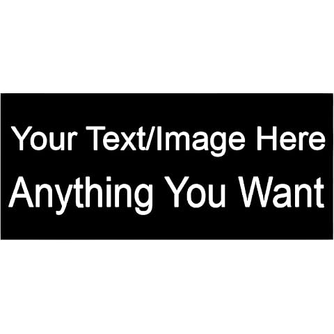 VulgrCo Custom Bumper Stickers for Cars, Weatherproof Vinyl Stickers for Cars, Trucks & SUVs, Design Your Own Personalized Bumper Stickers, Create Your Own Car Stickers Text Images - Made in USA