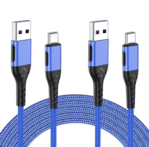 USB Type C Cable, 3.3ft (1 Meter) Nylon Braided Fast Charging Cord &ndash; USB A to USB C with...