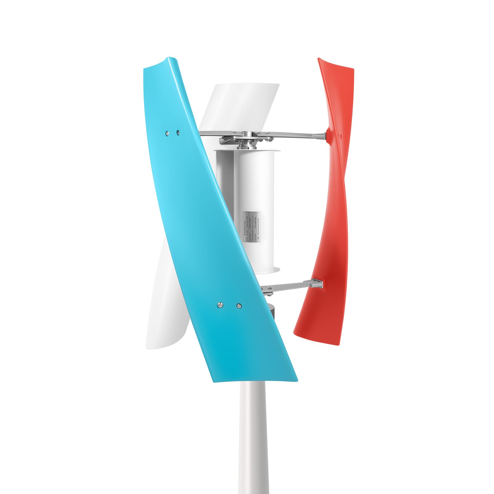 400 W 12 V turbina eolica, generatore automatico di turbine eoliche verticali da giardino con controller, turbina eolica a spirale a basso rumore, generatore di energia eolica a 3 fogli per barche