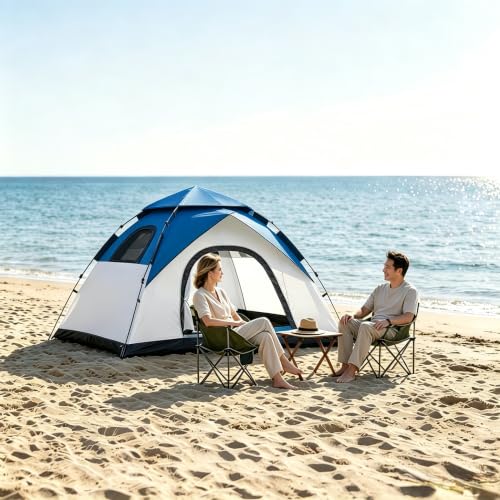Tent de Camping anngrowy para 1 persona, instantáneo, impermeable, liviano, tipo domo, 4 estaciones miniatura 6