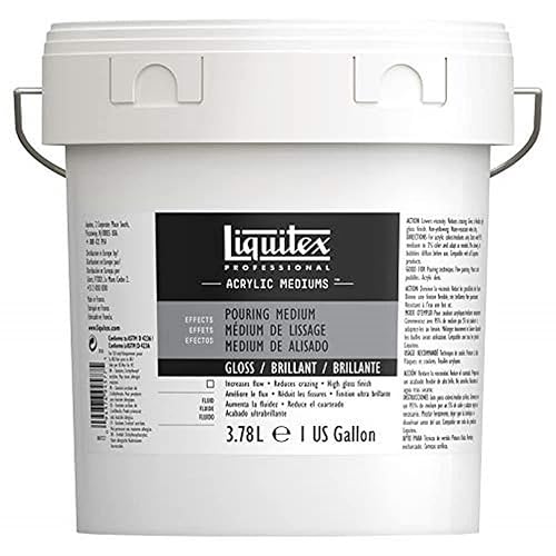 Liquitex Professional Effects Medium, 3.78L (1-Gallon), Gloss Pouring Medium - Gallon - Gloss
