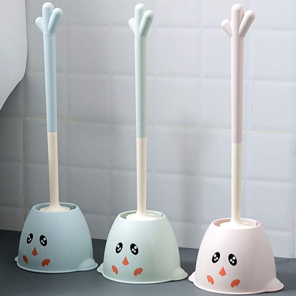 Toilet Brush Holder Beautiful and Durable Toilet Brush, Bathroom Cleaning Brush, Spherical Brush with Strong Cleaning Power Will not,Toilet Brush with Holder
